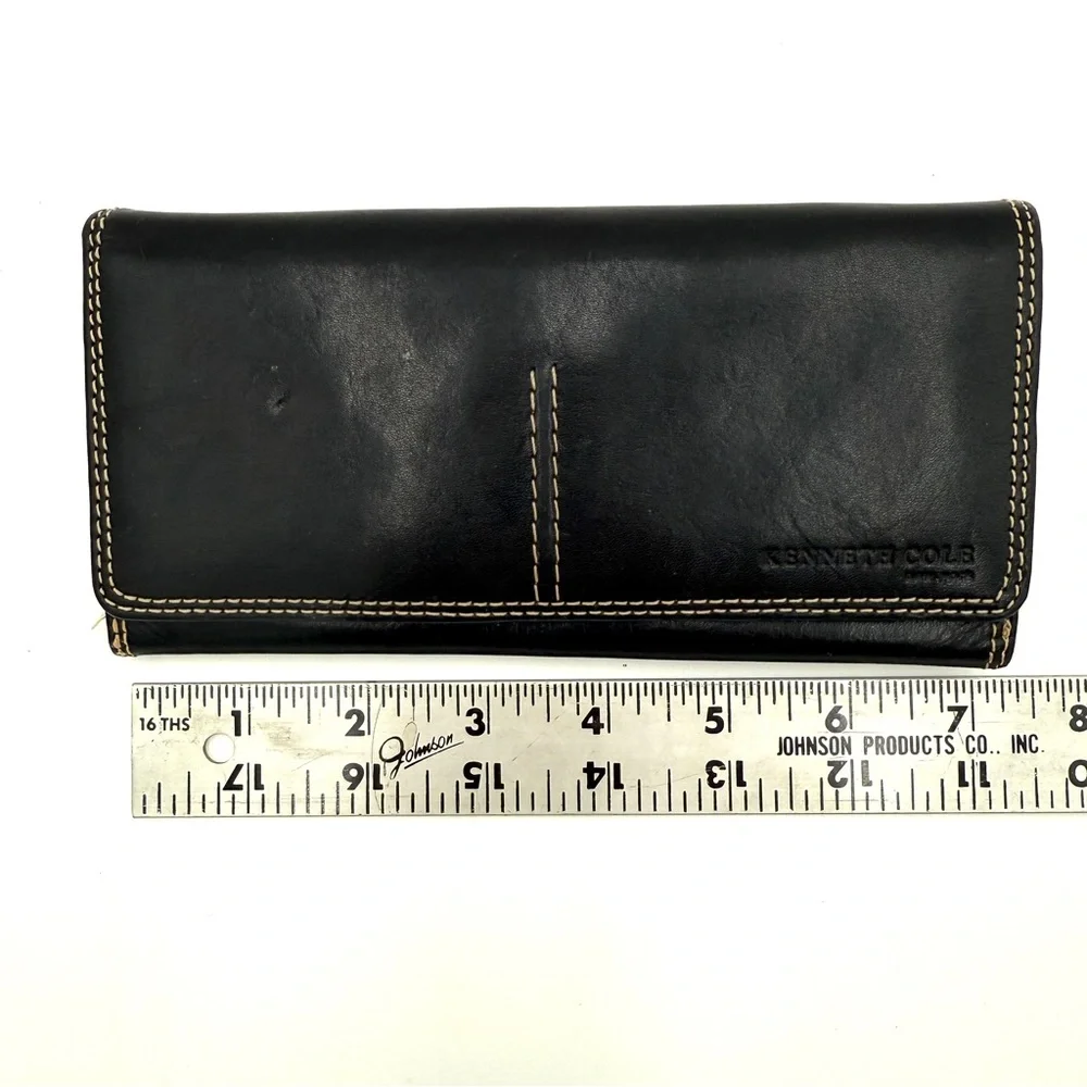 Kenneth Cole Black Leather Wallet